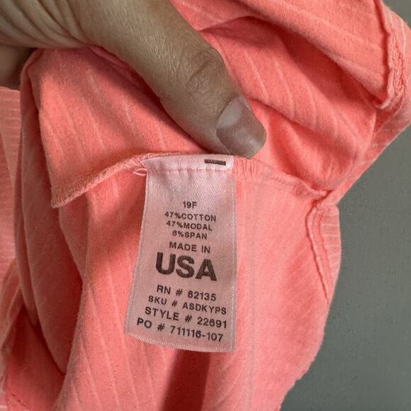 Fresh Produce Pink Striped Short Sleeve Dress Woman’s Size XS Style 22691 - Picture 5 of 7